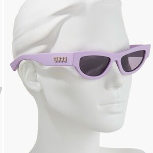 Gucci Violet Cat-Eye Sunglasses